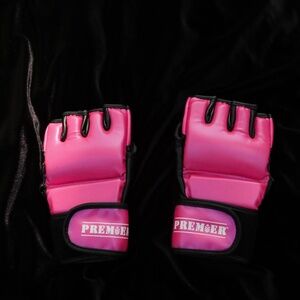 Revgear premier MMA gloves pink S, womens martial arts, foam padding, fingerless
